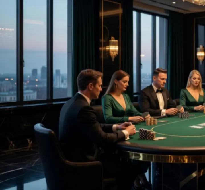 Luksusowy wieczór pokerowy podczas eventu firmowego w Warszawie